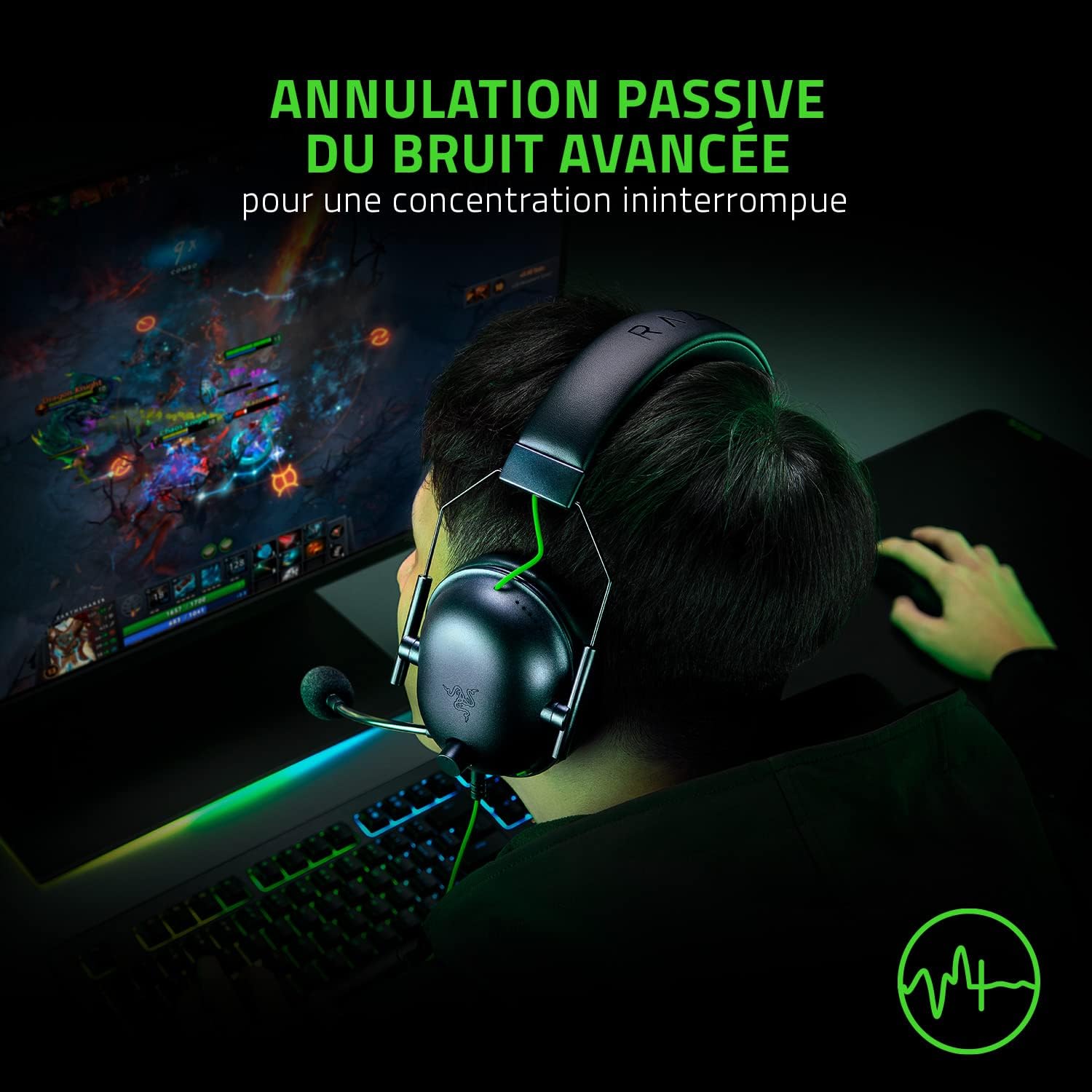 Razer RZ04 - 03240100 - R3M1 Blackshark V2 X Gaming Headset - Black - AHW Store