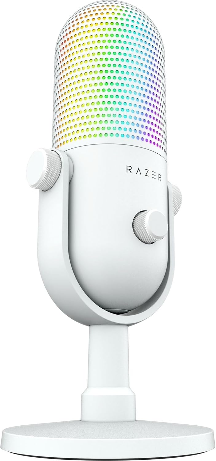 Razer Seiren V3 Chroma - RGB USB Microphone - Supercardioid Condenser Microphone with Tap - to - Mute (R - AHW Store
