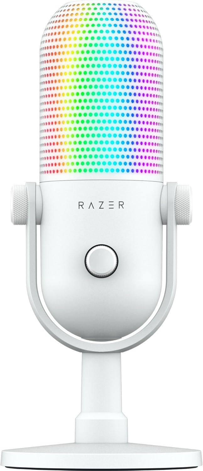 Razer Seiren V3 Chroma - RGB USB Microphone - Supercardioid Condenser Microphone with Tap - to - Mute (R - AHW Store