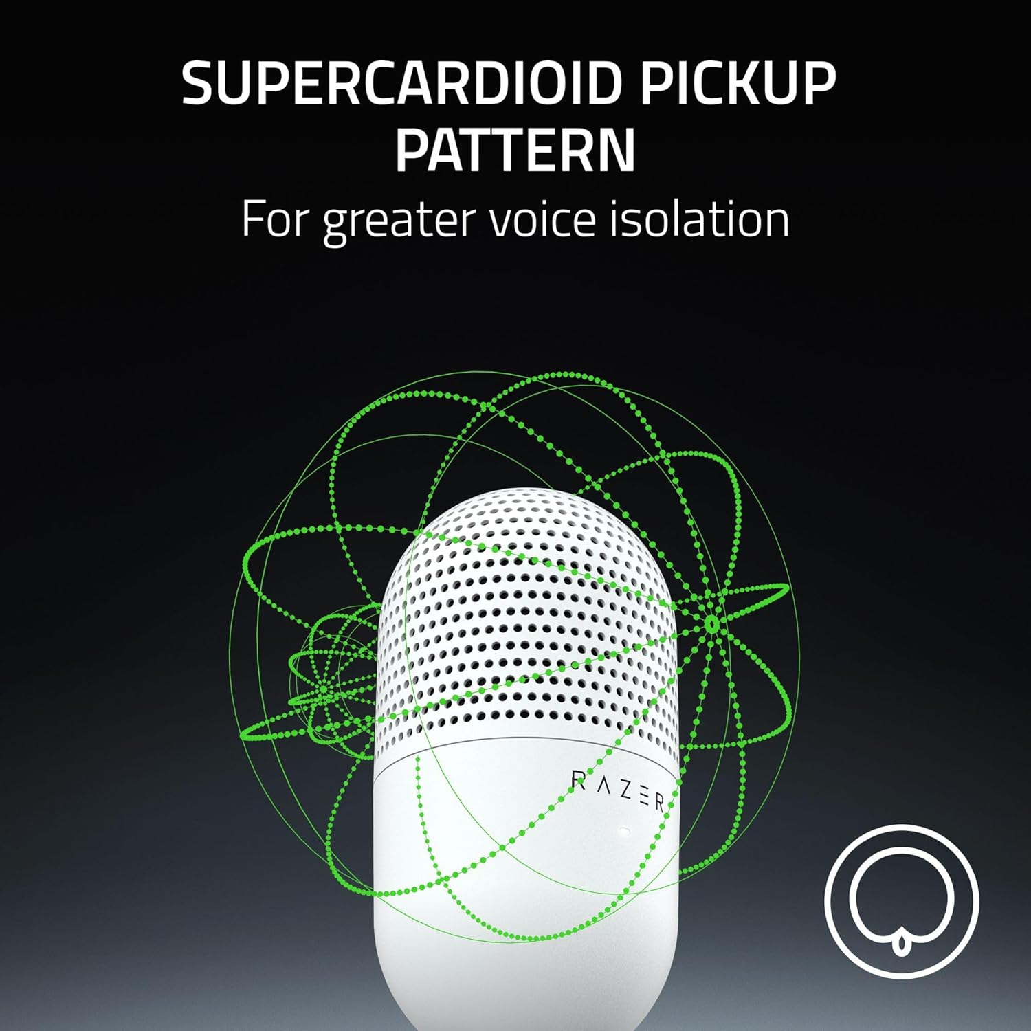 Razer Seiren V3 Mini - Ultra - compact USB Microphone (14 mm Condenser Mic, Supercardioid Pickup Patte - AHW Store