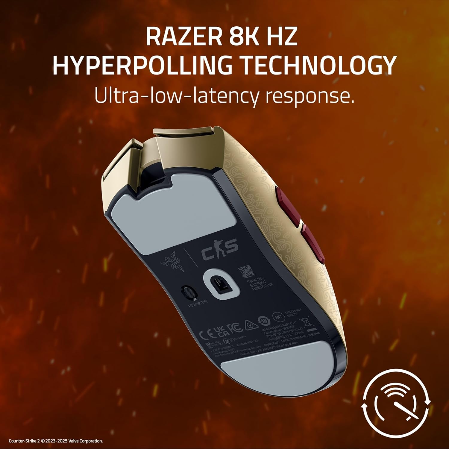 Razer Viper V3 Pro CS2 Dragon Lore Mouse - AHW Store