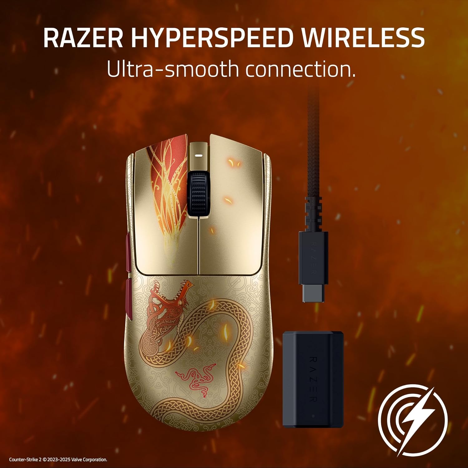 Razer Viper V3 Pro CS2 Dragon Lore Mouse - AHW Store