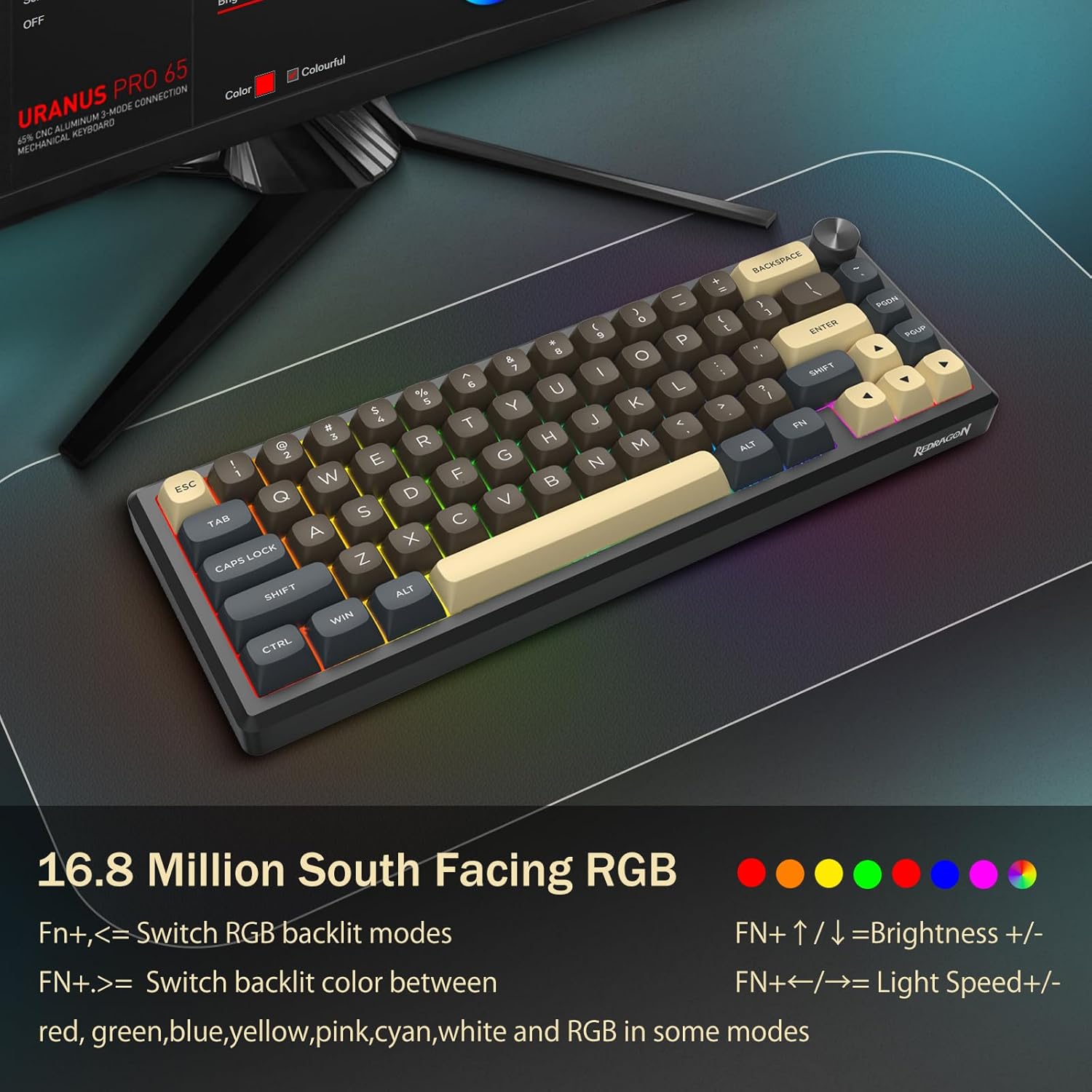 Redragon 60% Wireless Mechanical Keyboard - AHW Store