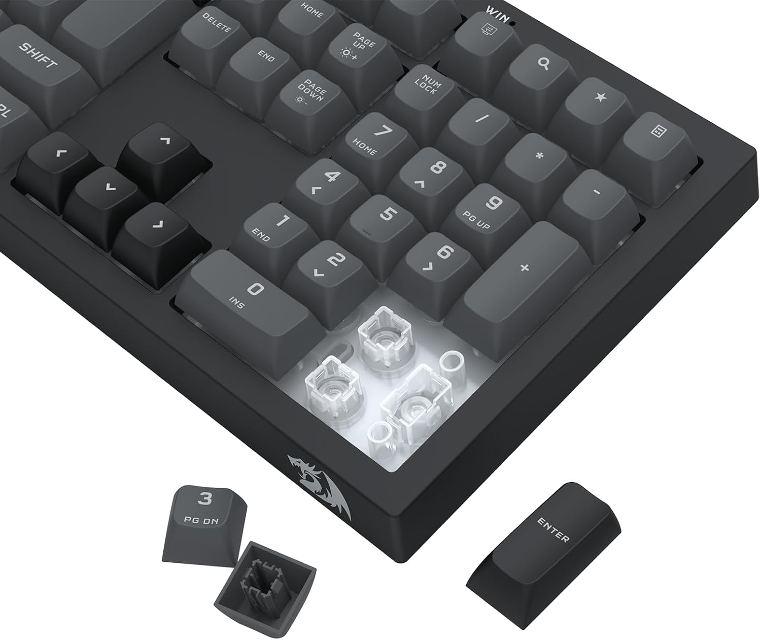 Redragon Crux RGB Membrane Keyboard Full Size - AHW Store