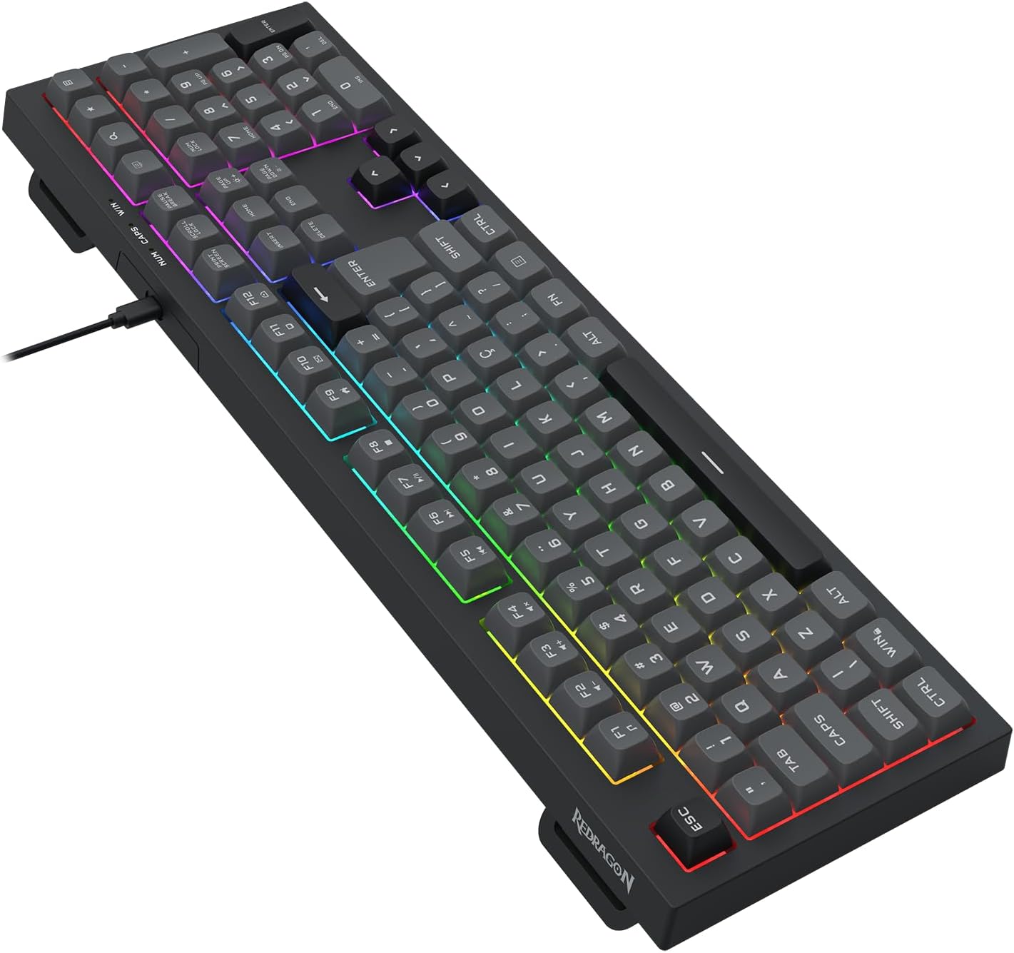 Redragon Crux RGB Membrane Keyboard Full Size - AHW Store