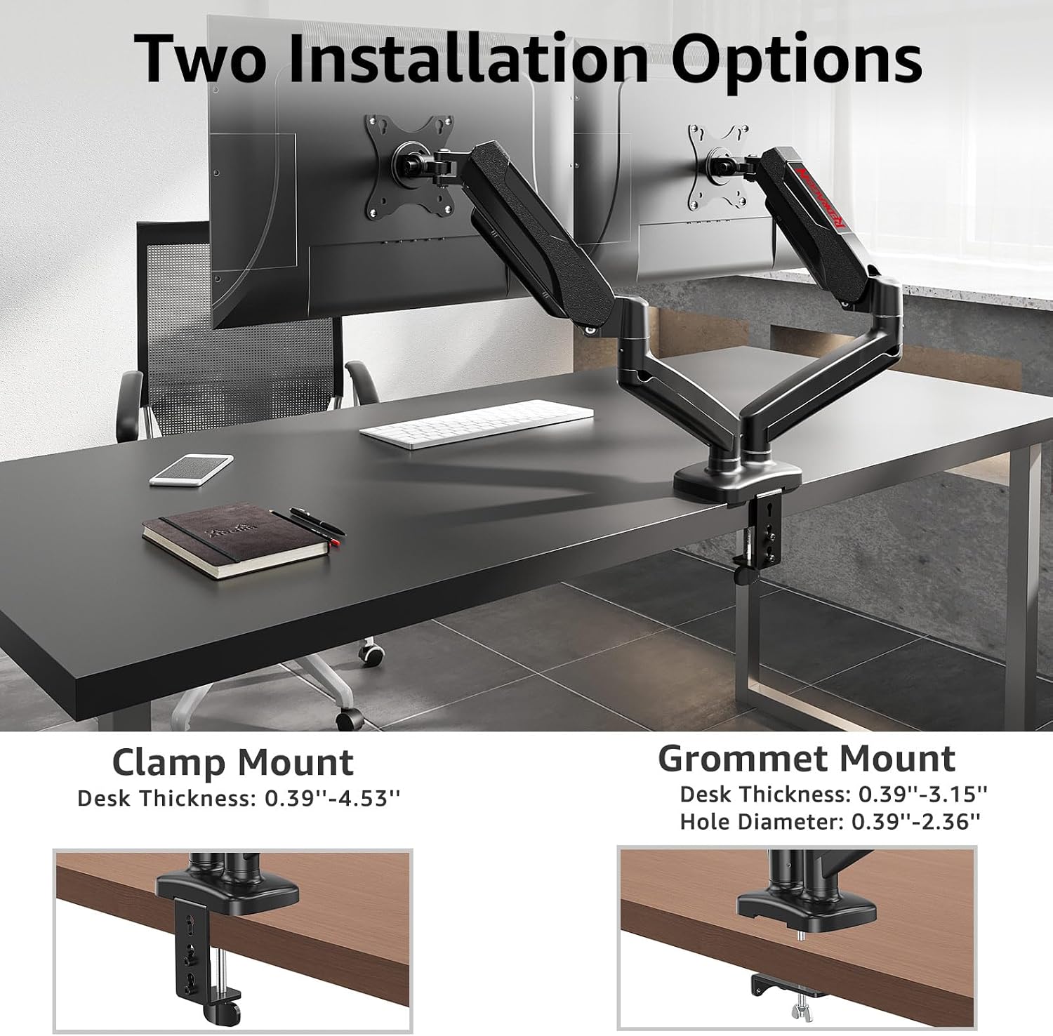 Redragon GMK915 Dual Monitor Mount Stand - AHW Store