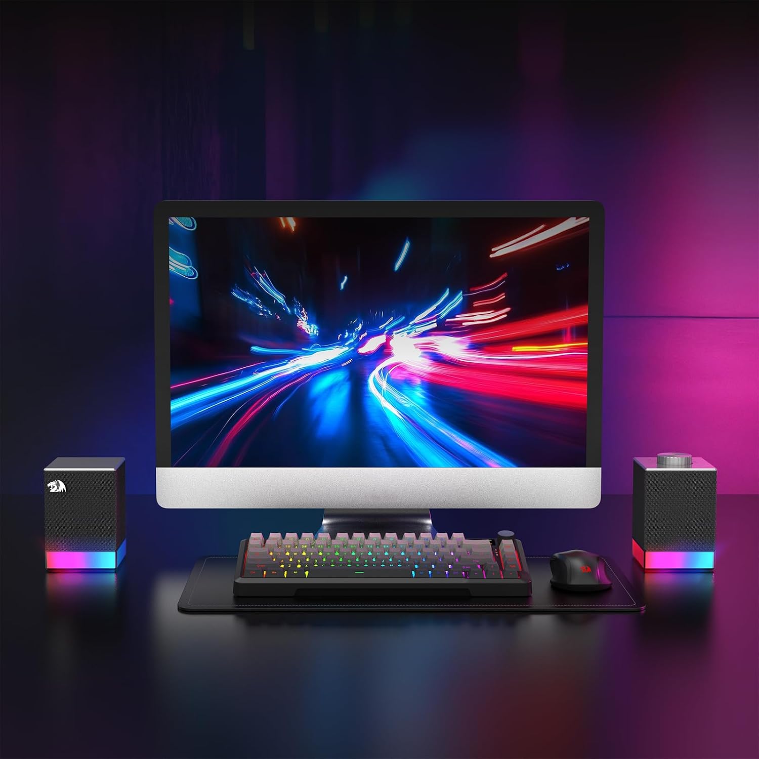 Redragon GS517 RGB 2.0 Stereo Speakers - AHW Store