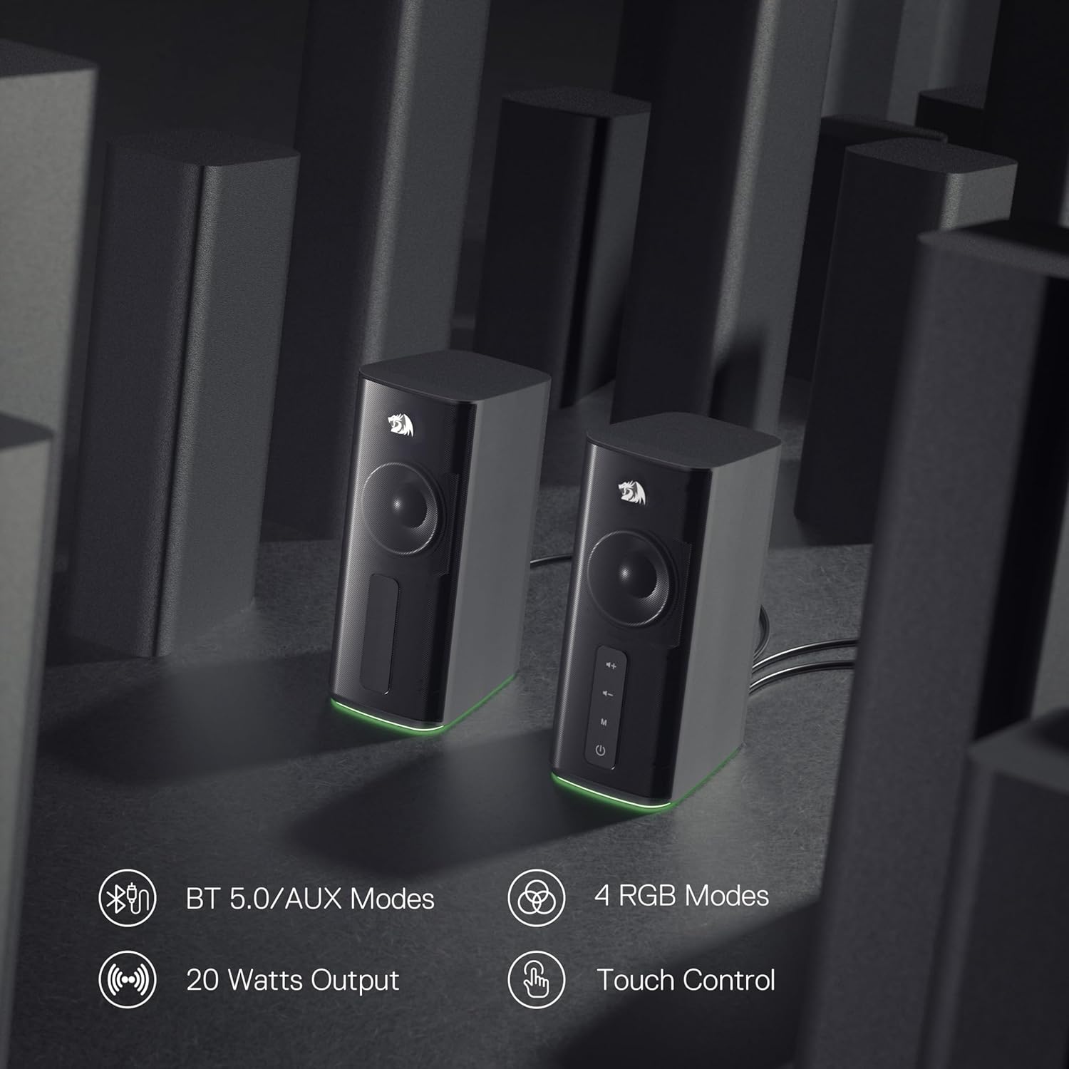Redragon GS814 RGB Bluetooth Speakers - AHW Store