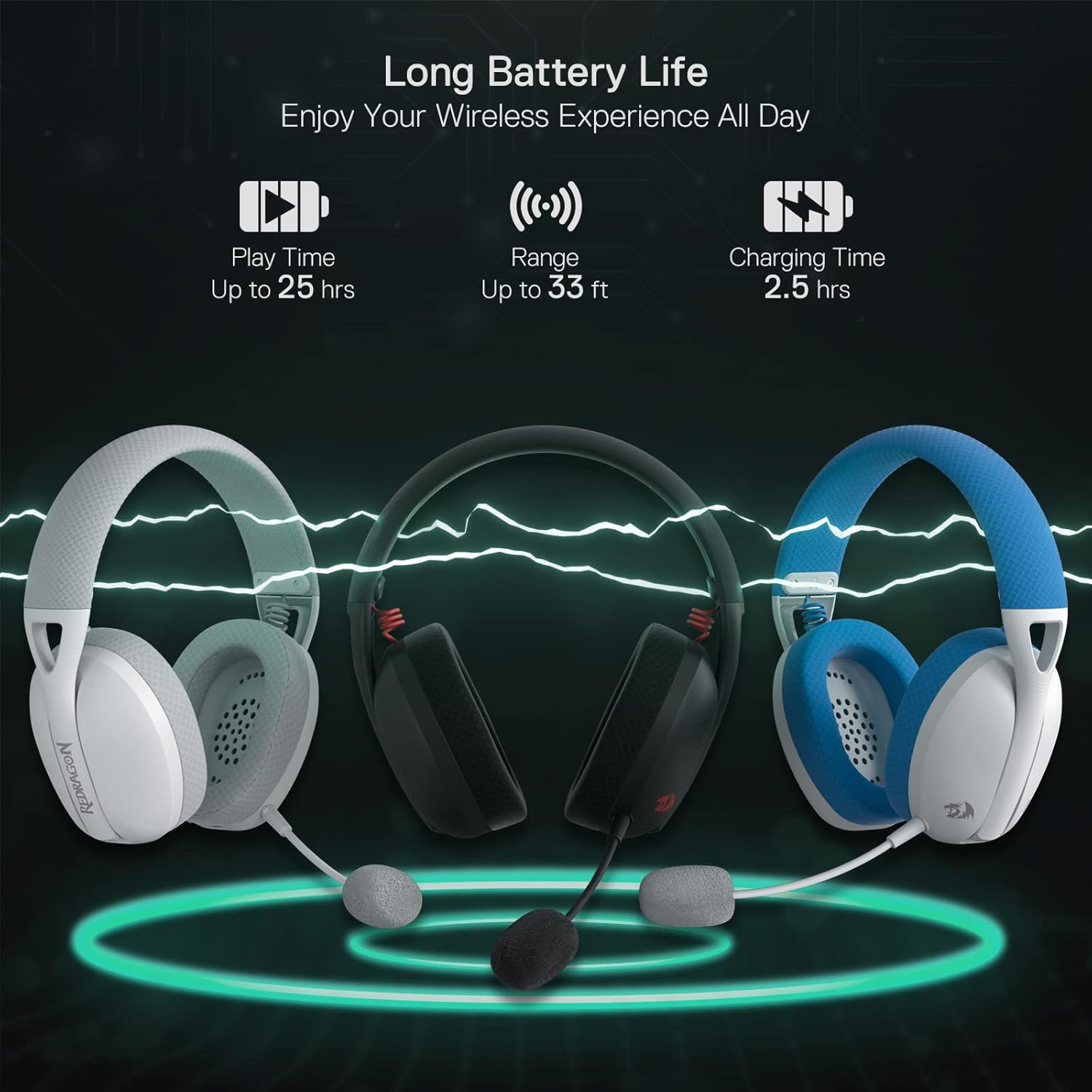 Redragon H848 Wireless Gaming Headset - AHW Store