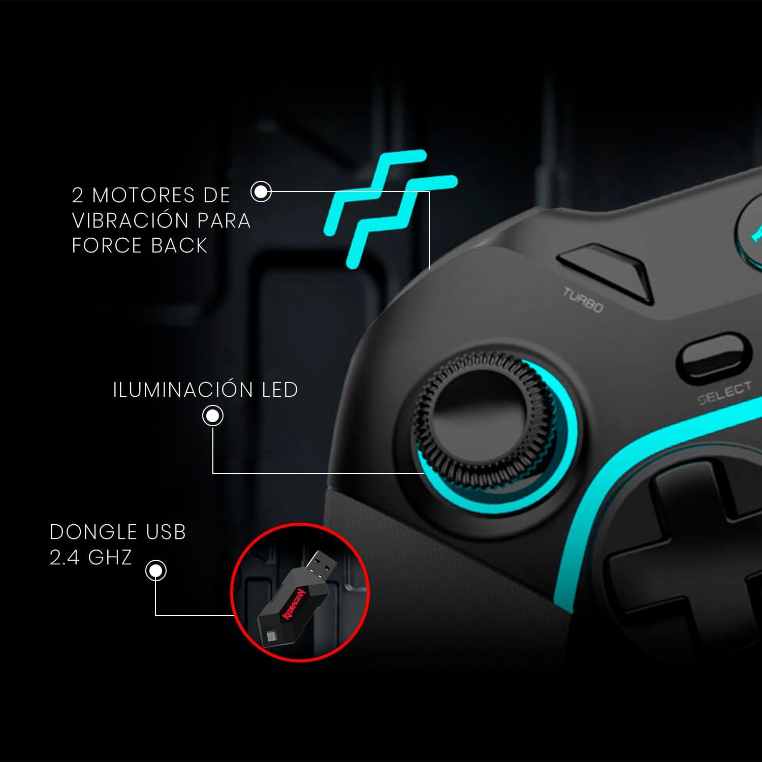 Redragon Harrow Pro Wireless Controller - AHW Store