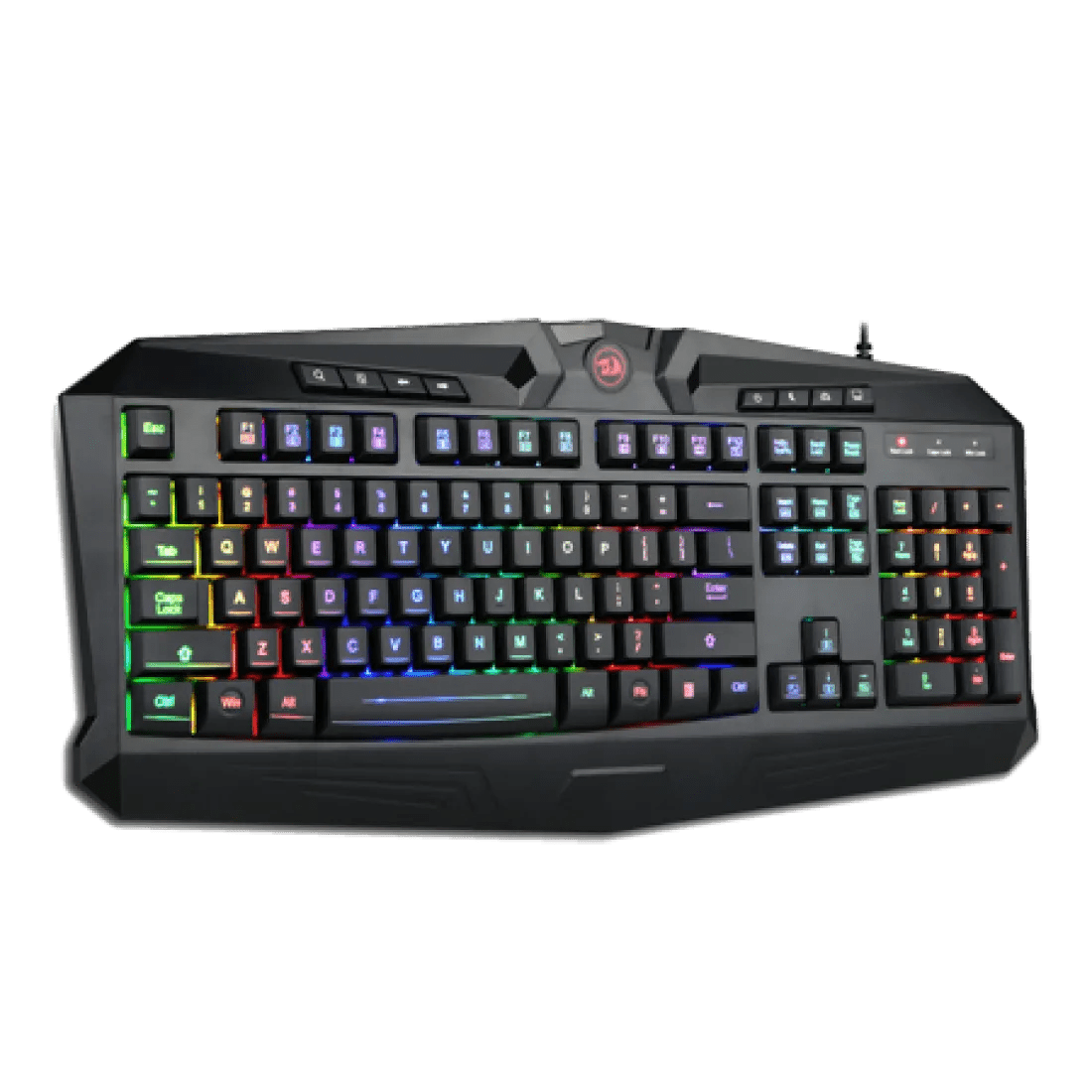 Redragon K503 Harpe RGB Wired Gaming Keyboard Membrane English Black - AHW Store
