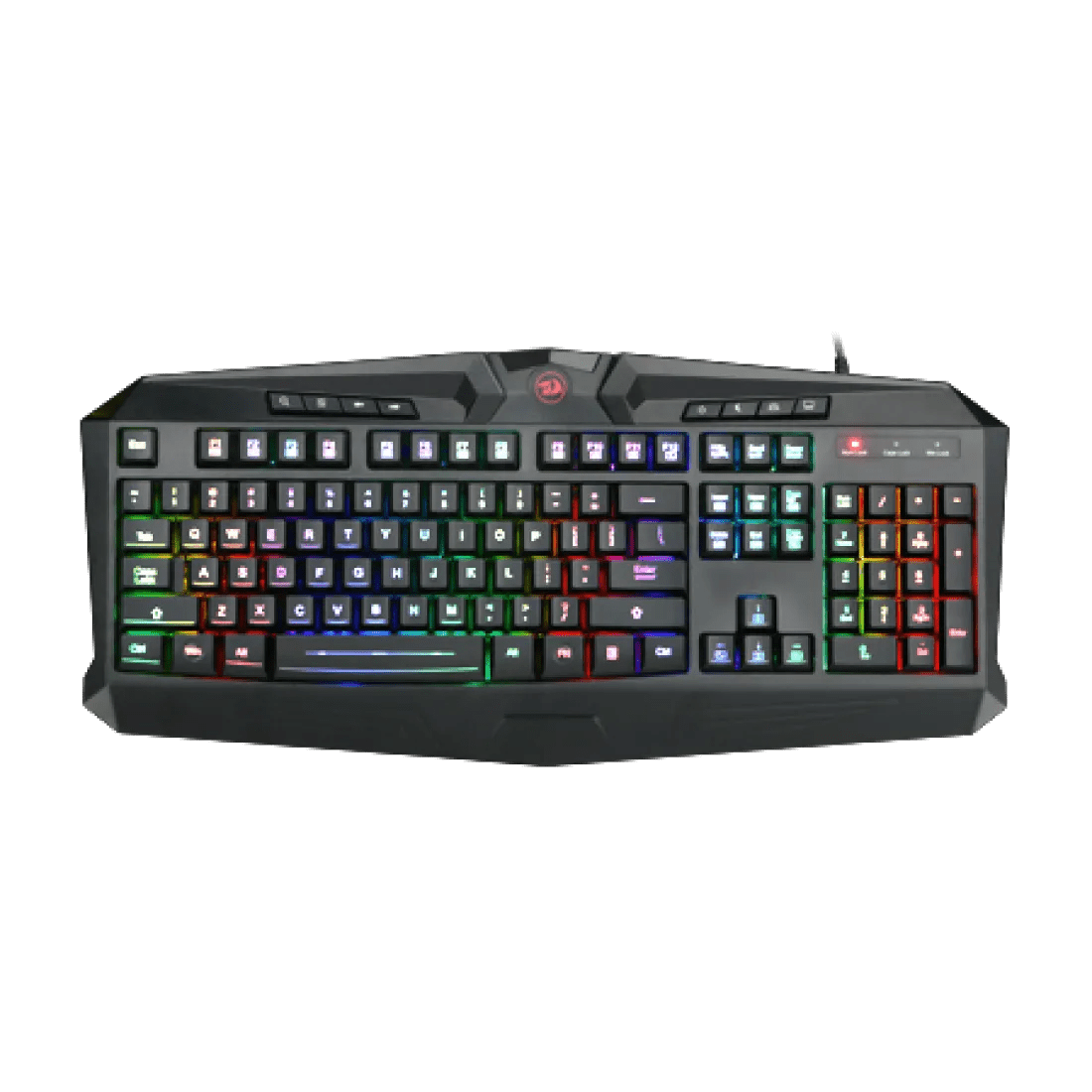 Redragon K503 Harpe RGB Wired Gaming Keyboard Membrane English Black - AHW Store