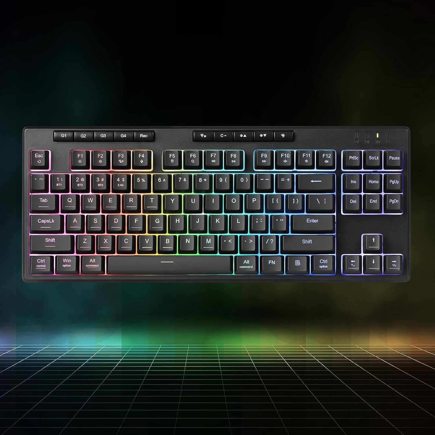 Redragon K516 PRO Shiva TKL RGB Wireless Keyboard - AHW Store
