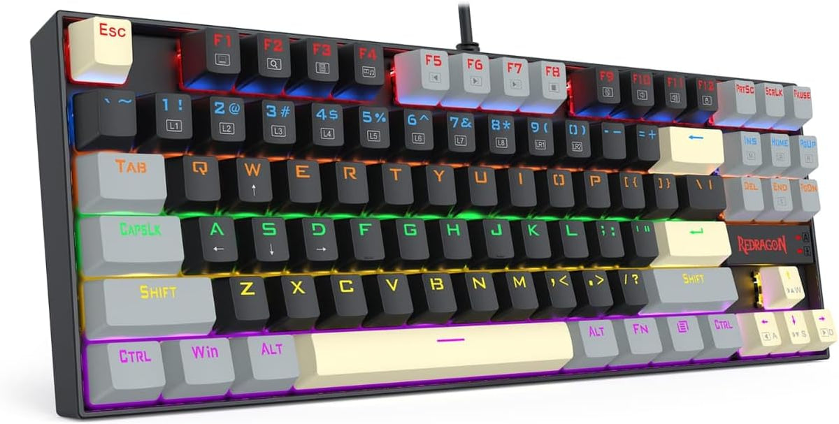 Redragon K552 LGY-R KUMARA Mechanical Keyboard Blue Switch - AHW Store