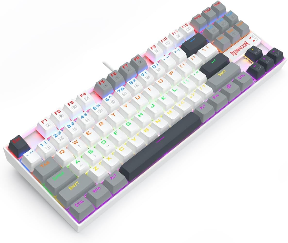Redragon K552 WGL-R KUMARA Mechanical Keyboard - AHW Store