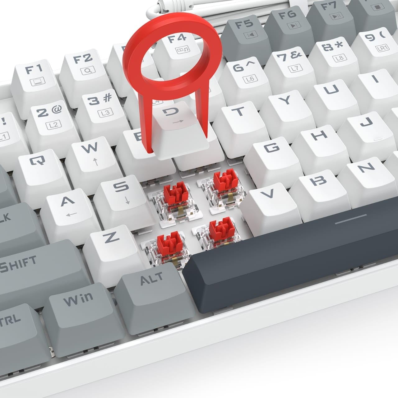Redragon K552 WGL-R KUMARA Mechanical Keyboard - AHW Store