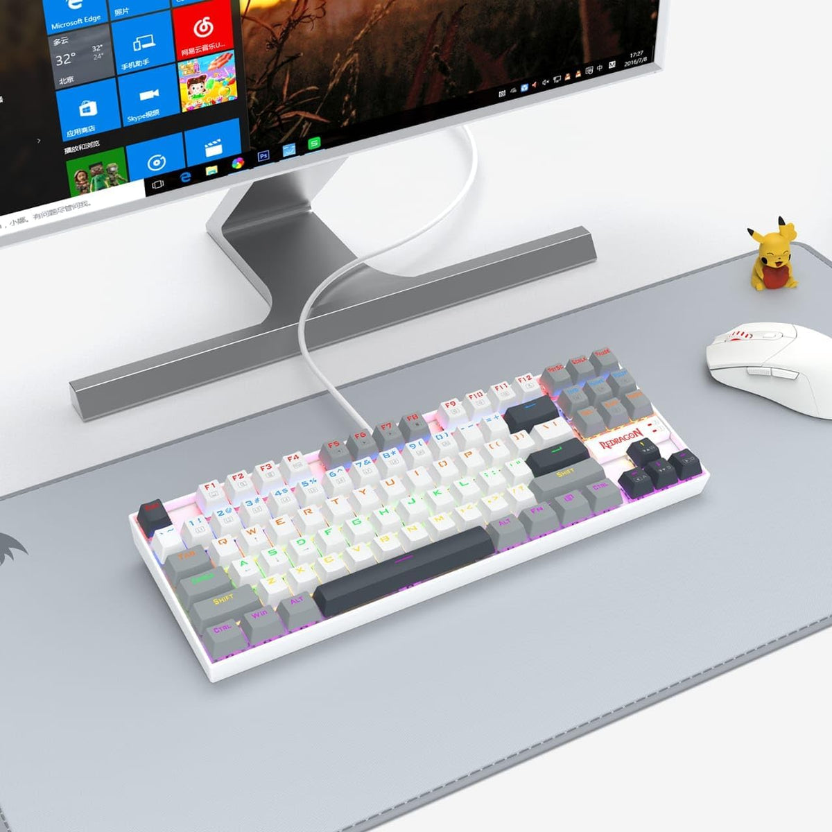 Redragon K552 WGL-R KUMARA Mechanical Keyboard - AHW Store