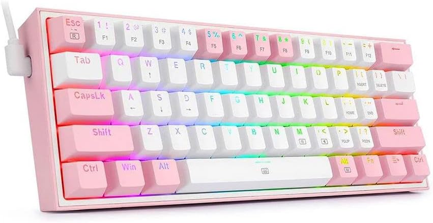 Redragon K617 Fizz 60% RGB Wired Keyboard - AHW Store