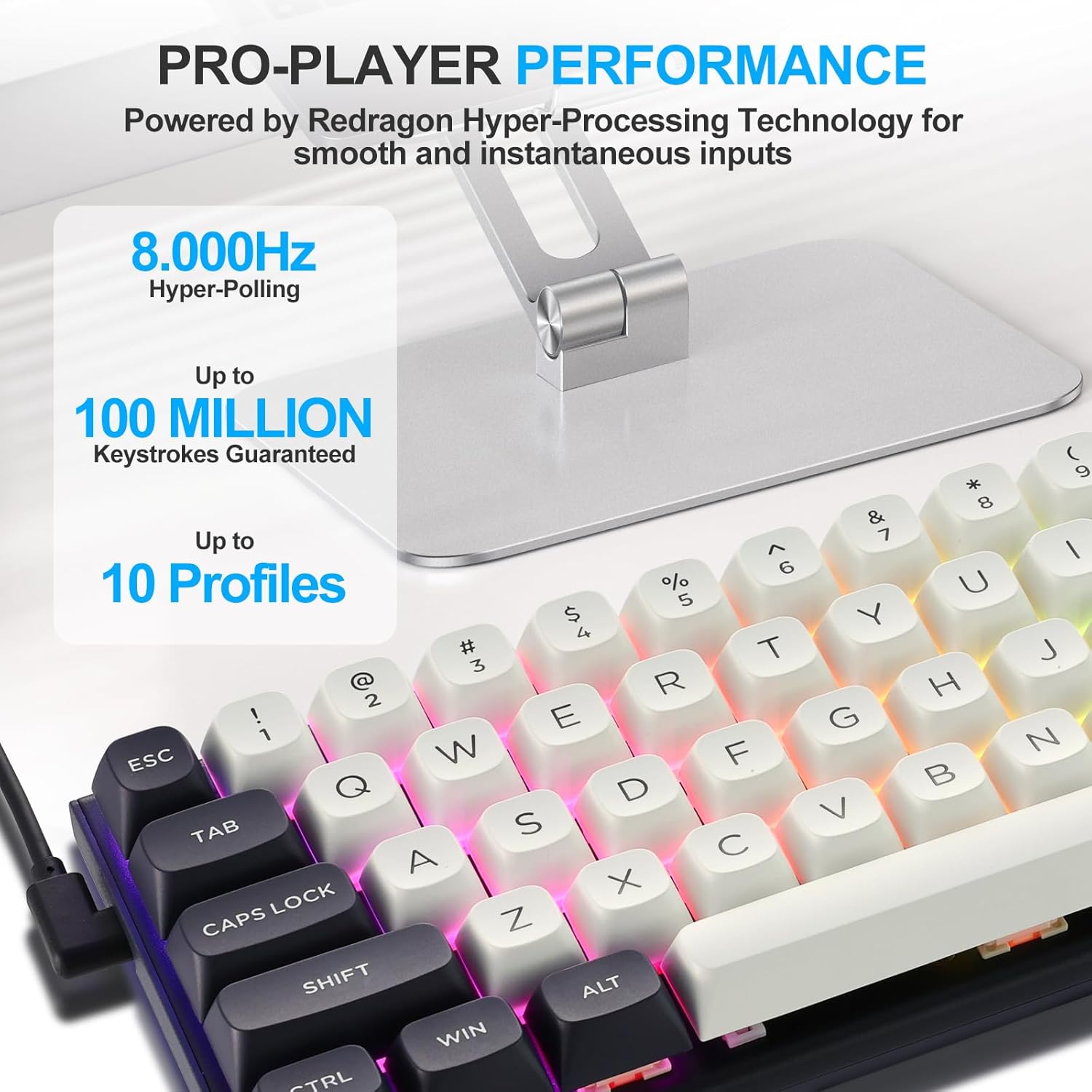 Redragon K701 Rapid Trigger 68-Key Keyboard - AHW Store