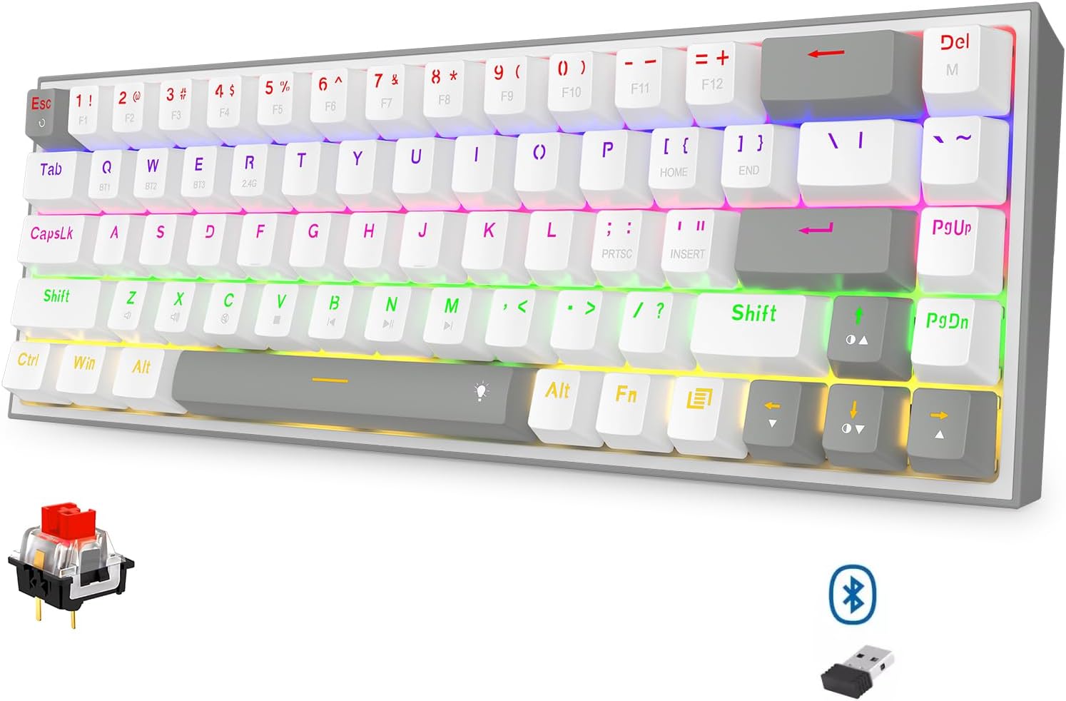 Redragon K705 PRO 65% Wireless Mechanical Keyboard RGB - AHW Store