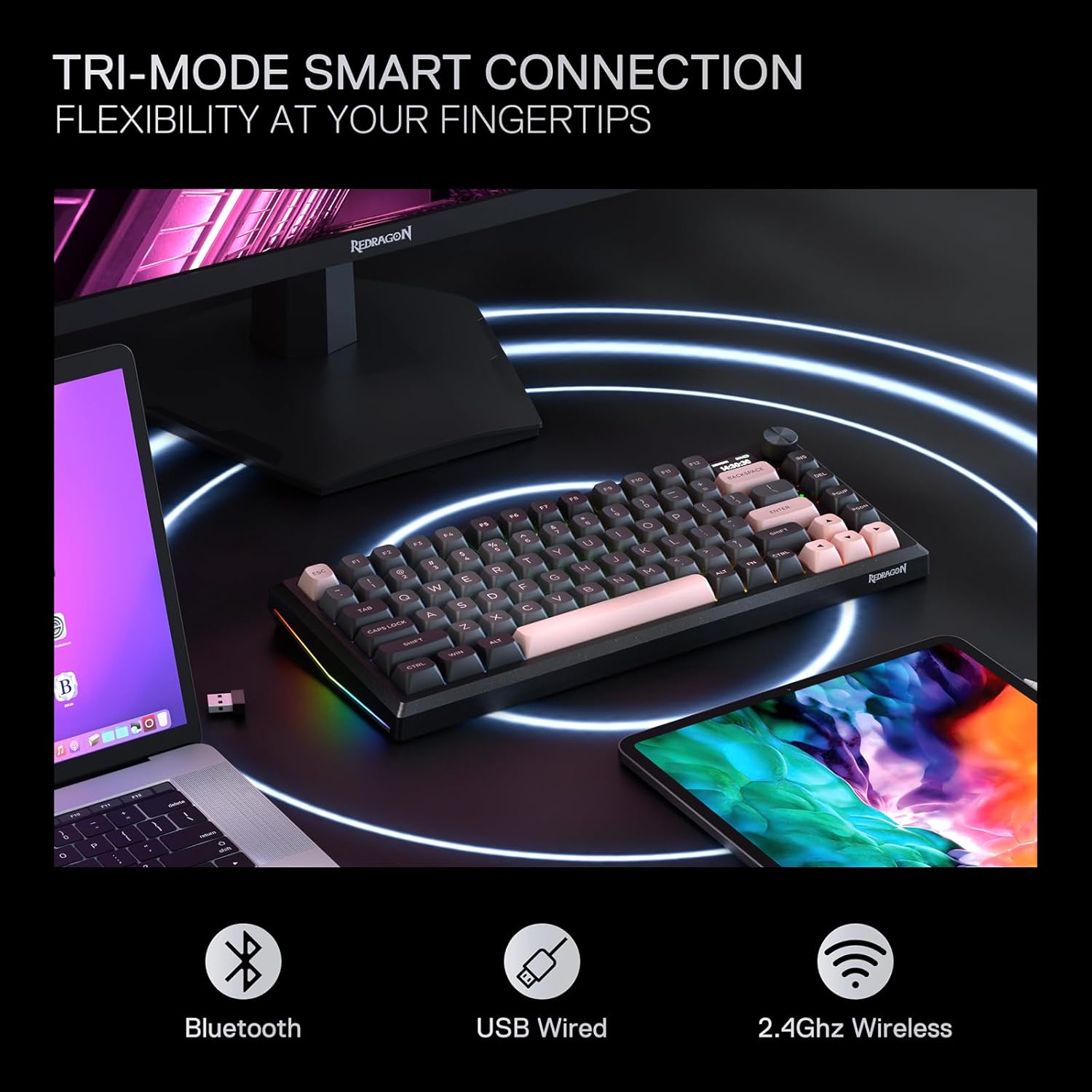 Redragon K720 Wireless Mechanical Keyboard - AHW Store