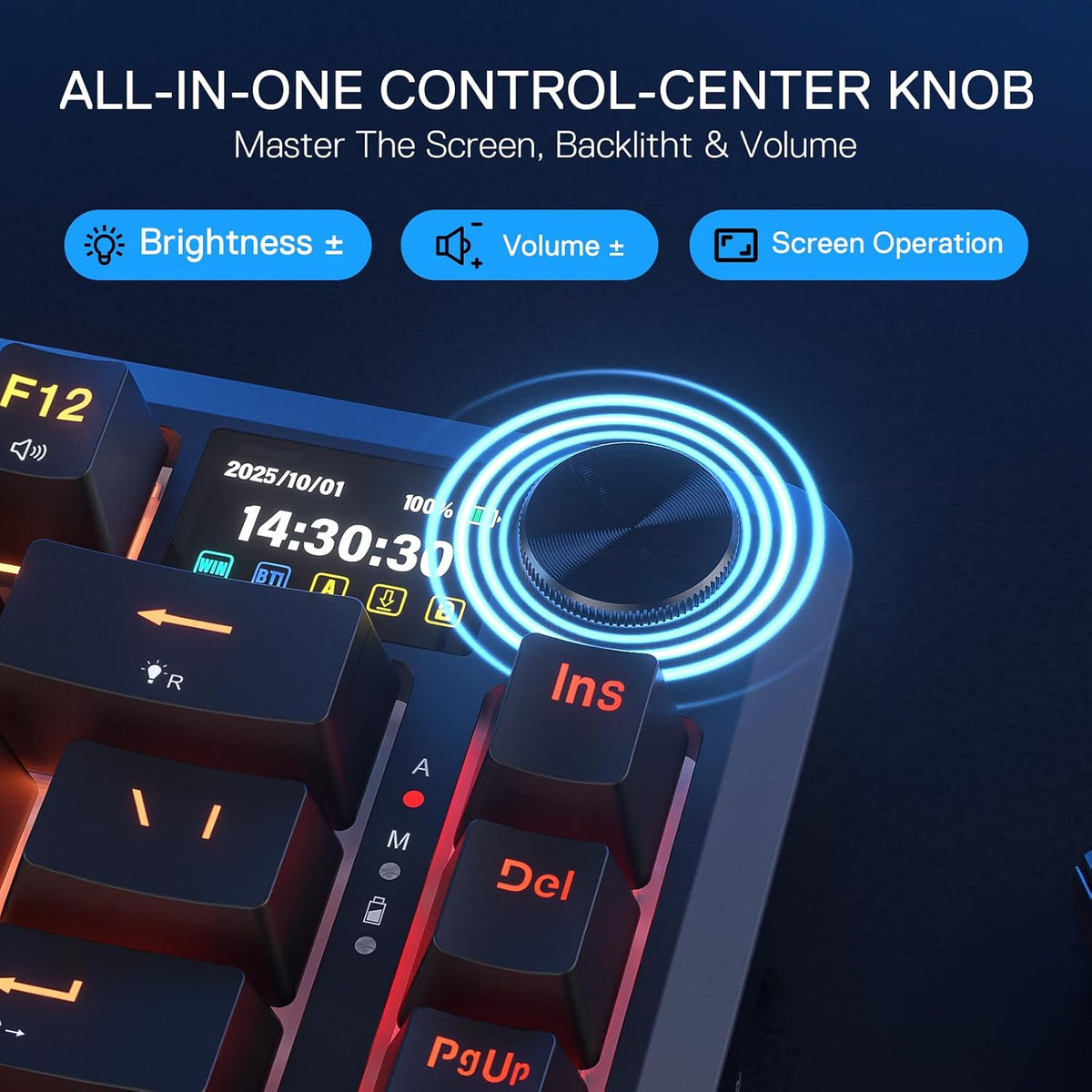 Redragon K724 PRO Wireless Gasket Mechanical Keyboard - AHW Store