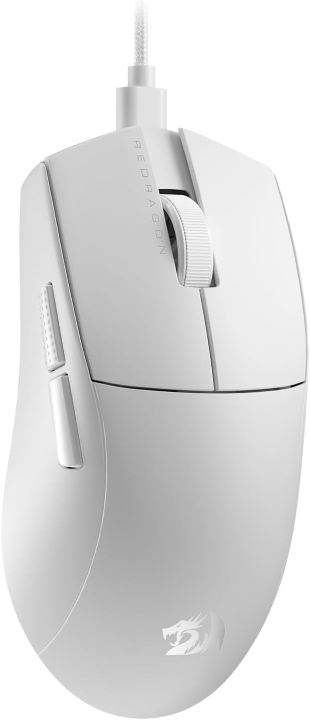 Redragon M724 Gaming Mouse, Wired, White, 3327 - AHW Store