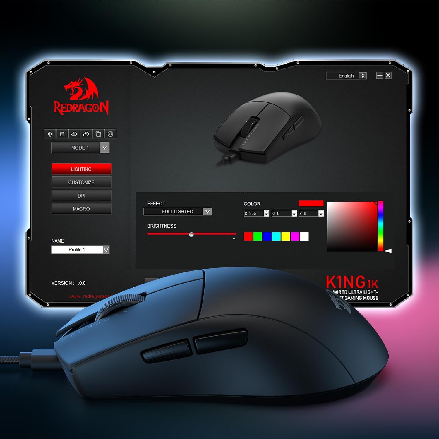 Redragon M724 Wired Gaming Mouse - AHW Store