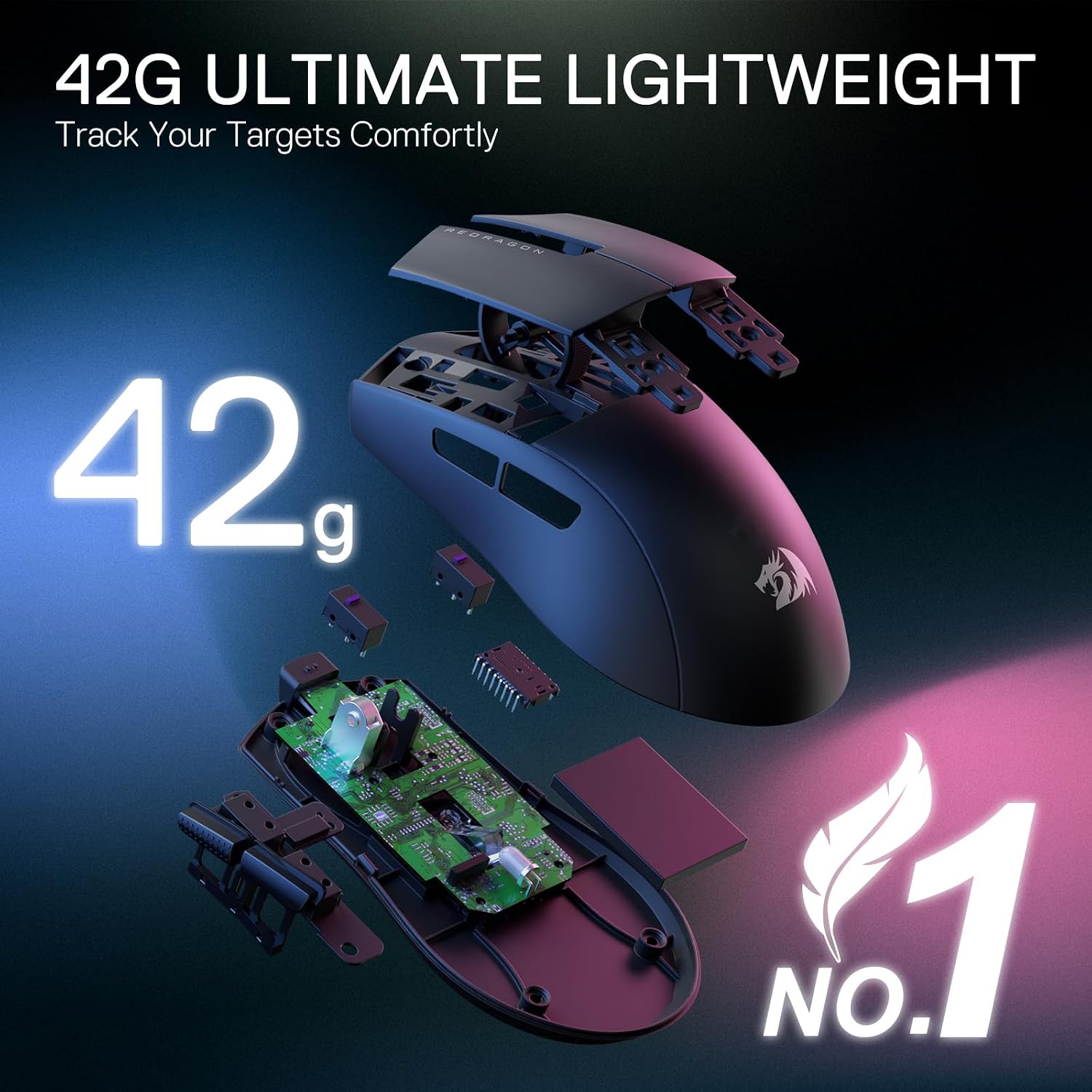 Redragon M724 Wired Gaming Mouse - AHW Store