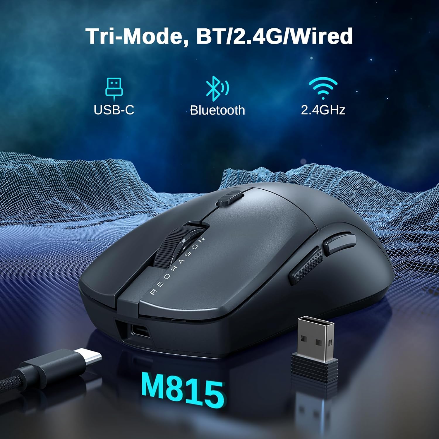 Redragon M815PRO Wireless Gaming Mouse - AHW Store