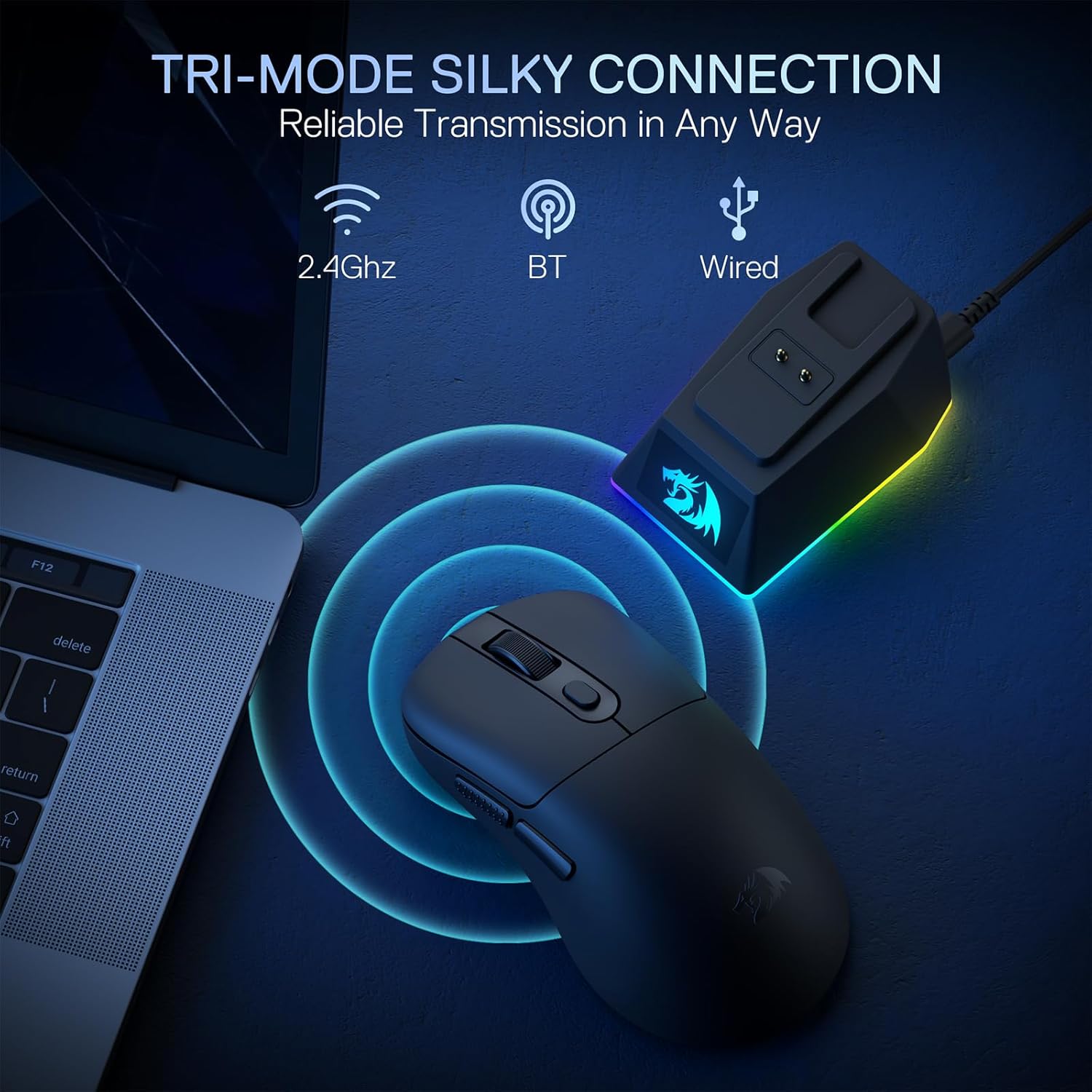 Redragon M998 Wireless Gaming Mouse - AHW Store
