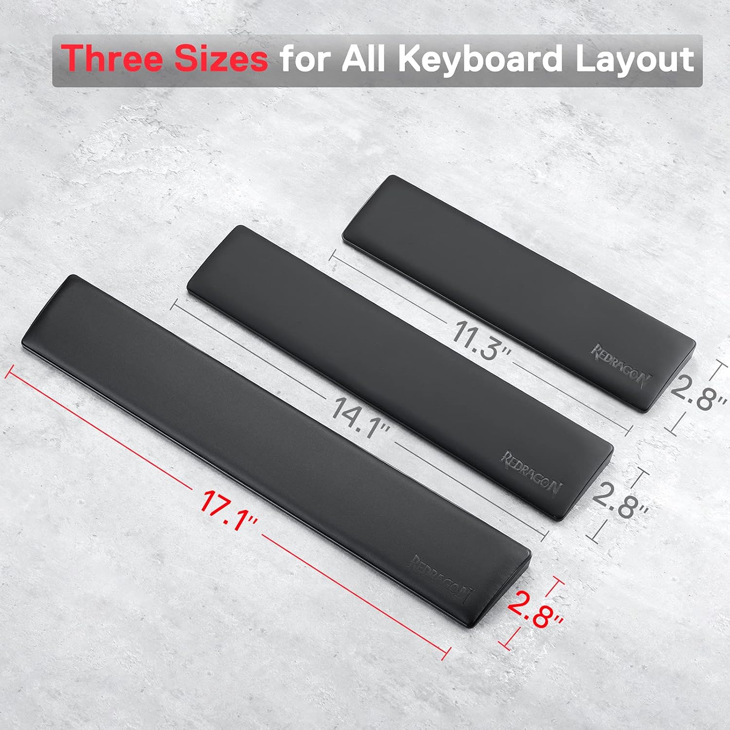 Redragon P037 Meteor L Keyboard Wrist Rest Pad - AHW Store