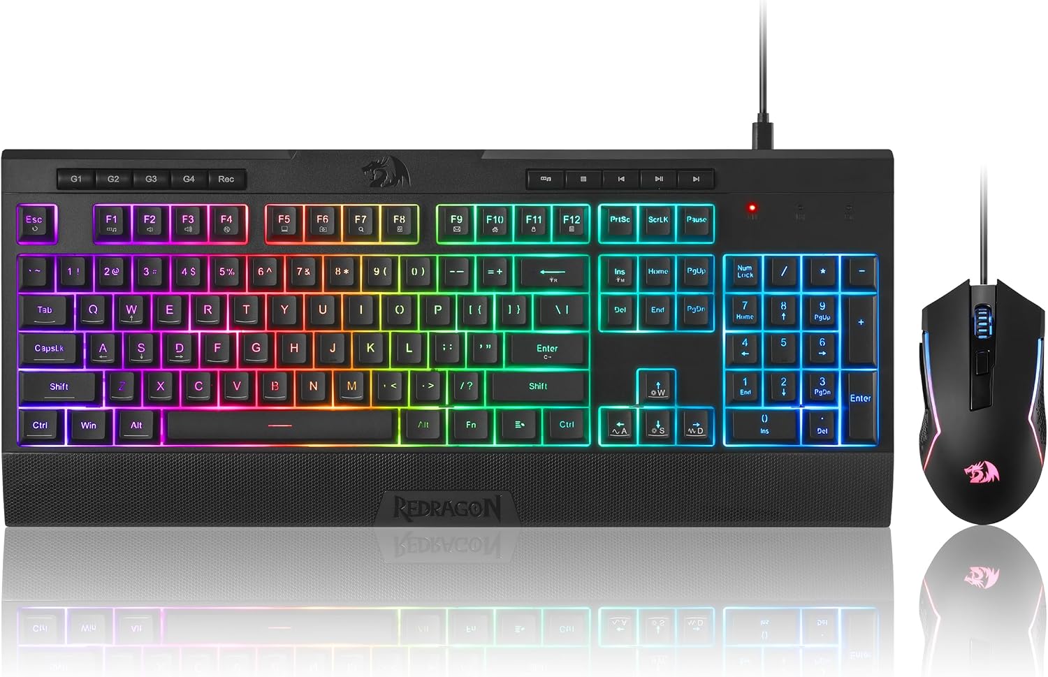 Redragon S151 Gaming Keyboard & Mouse Combo - AHW Store
