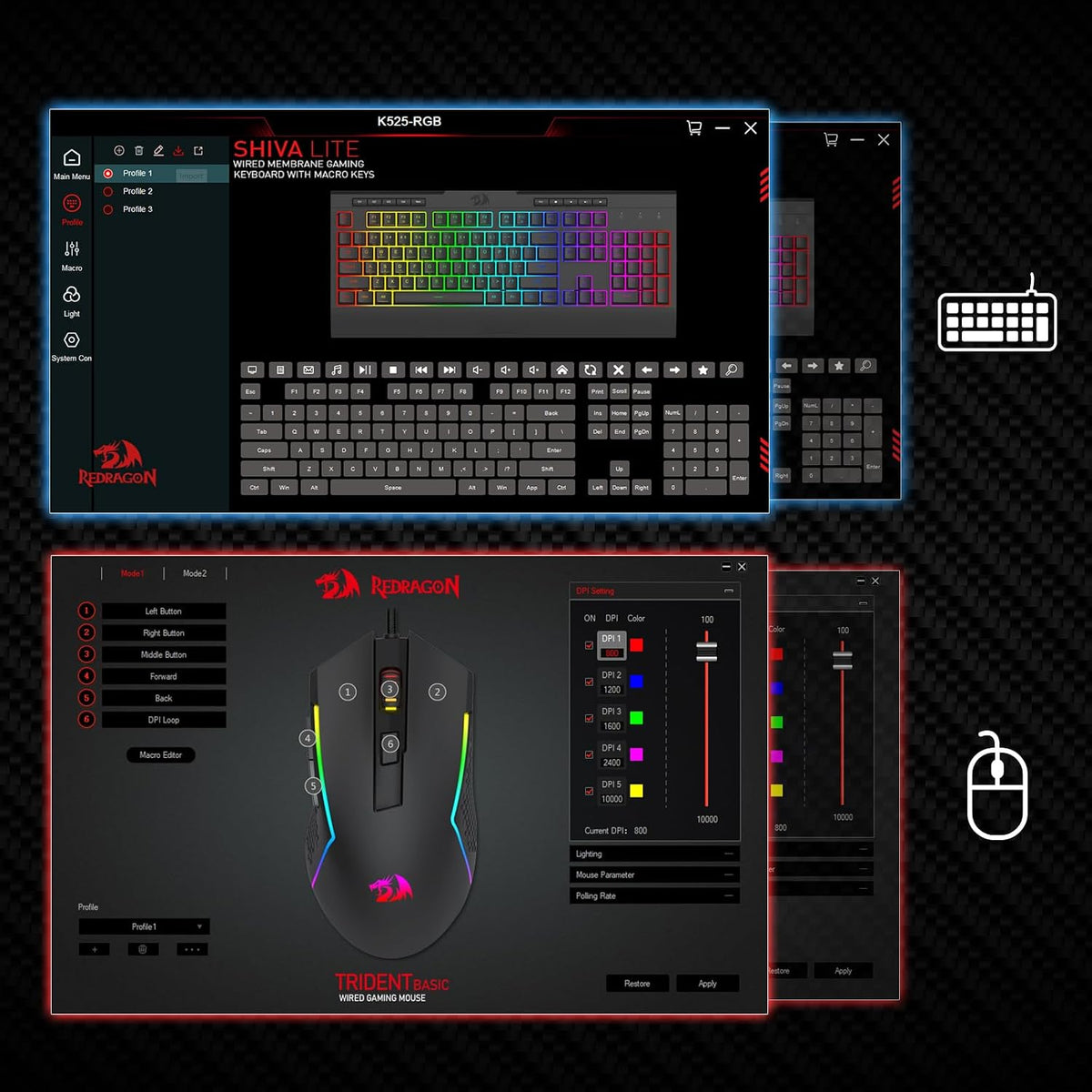 Redragon S151 Gaming Keyboard & Mouse Combo - AHW Store