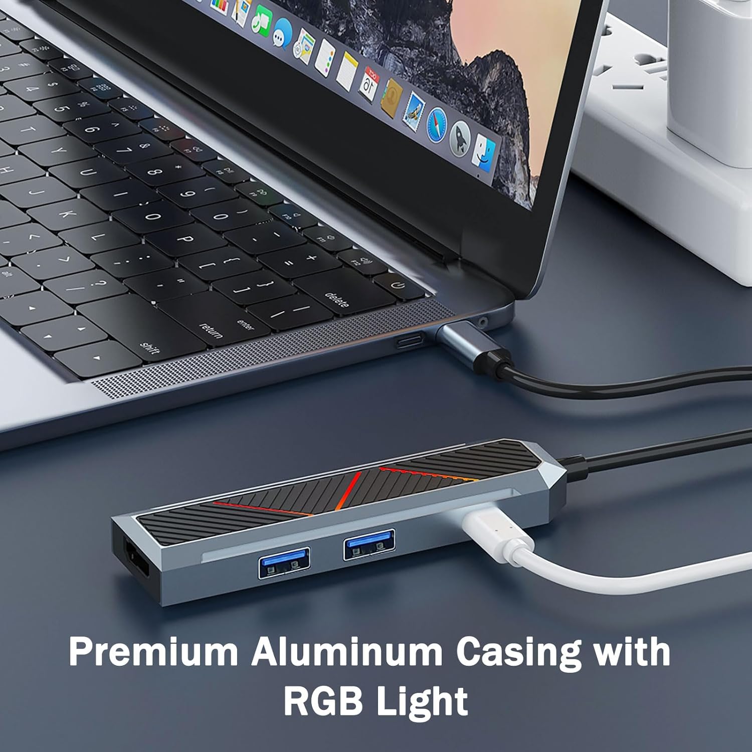 Redragon USB C Docking Station, 4 - in - 1 USB - C Hub, 4K@60HZ HDMI Adapter, Type C 100W Power Delivery, - AHW Store
