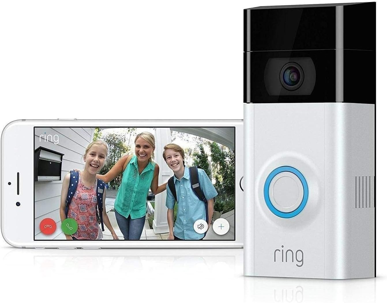 Ring Weatherproof Full HD Video Wifi Satin Nickel Doorbell - AHW Store