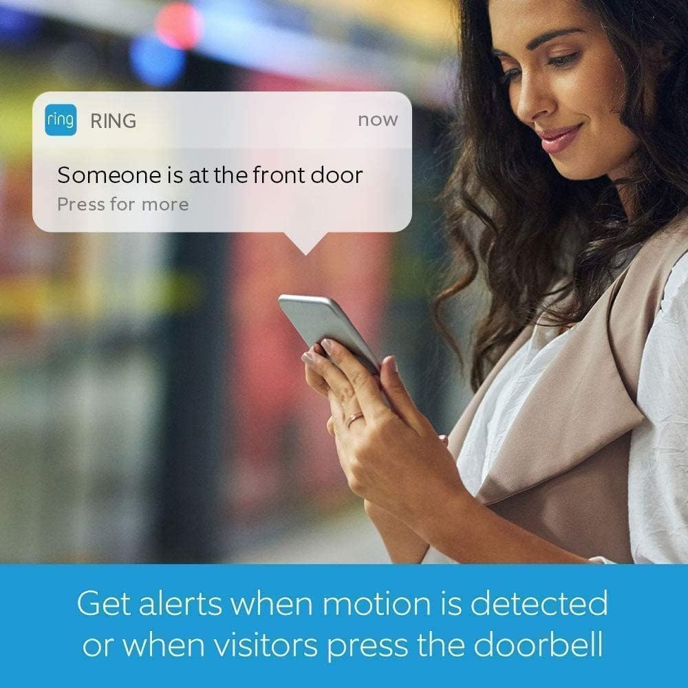 Ring Weatherproof Full HD Video Wifi Satin Nickel Doorbell - AHW Store