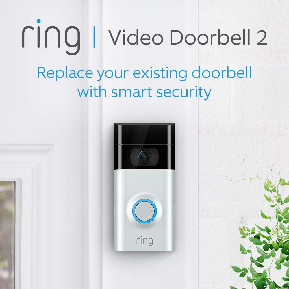 Ring Weatherproof Full HD Video Wifi Satin Nickel Doorbell - AHW Store