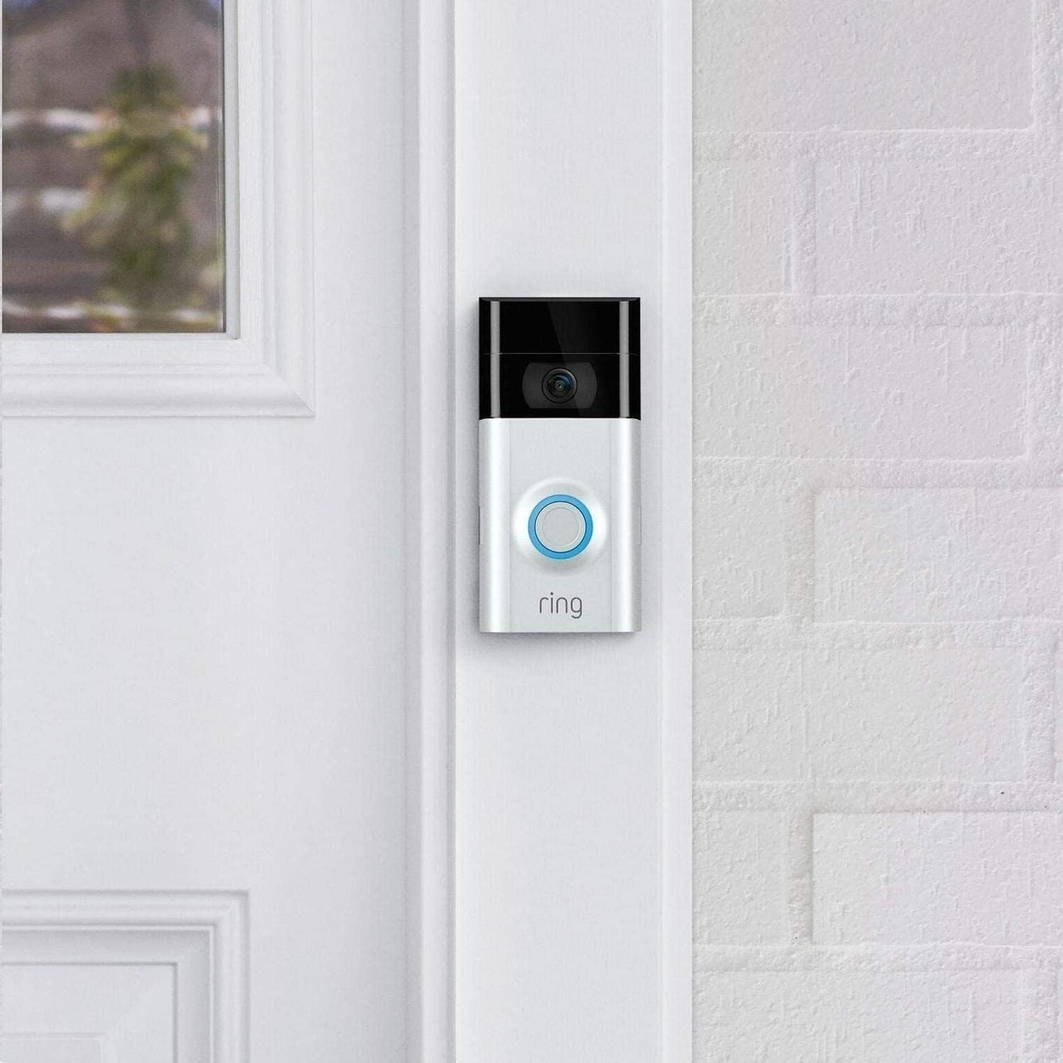 Ring Weatherproof Full HD Video Wifi Satin Nickel Doorbell - AHW Store