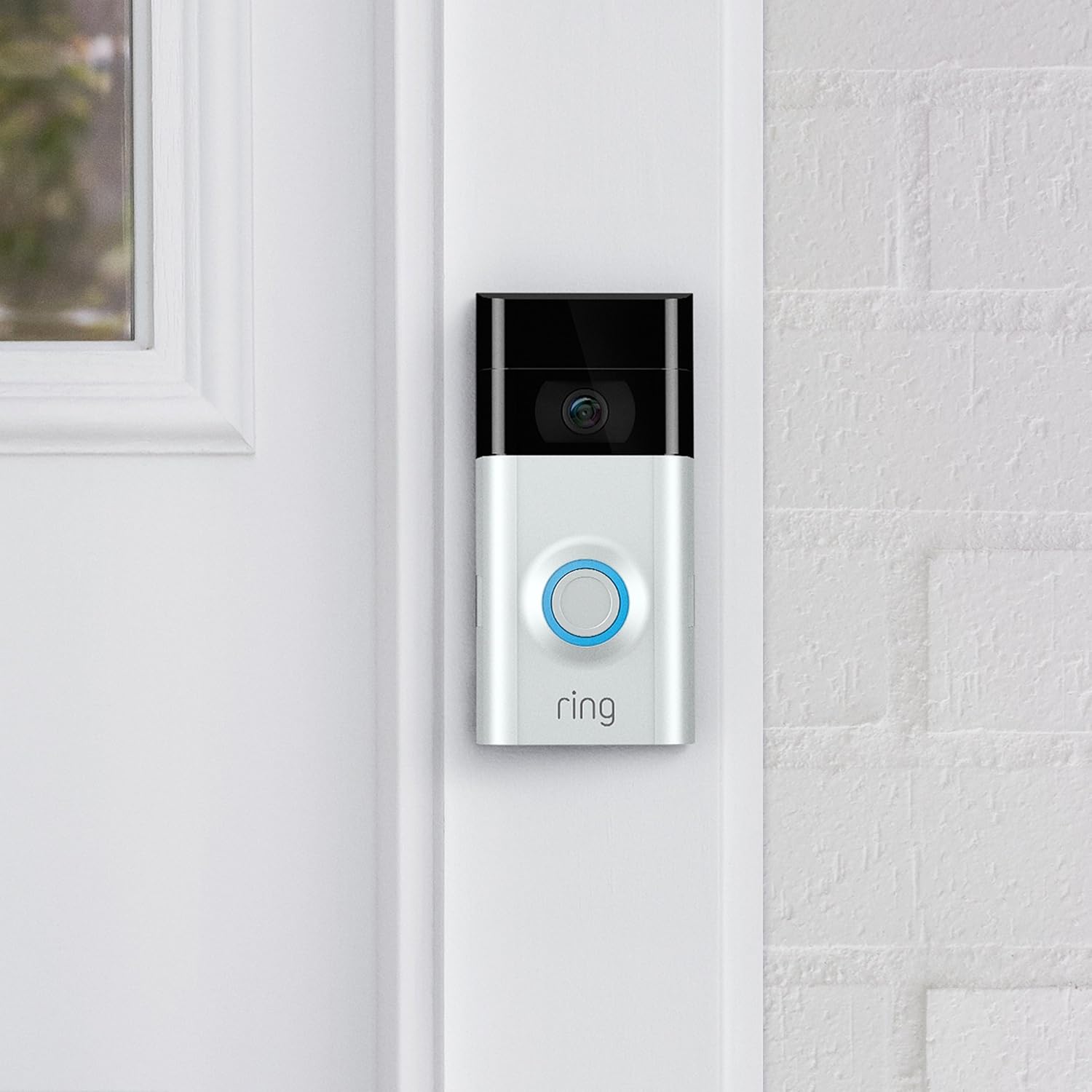Ring Weatherproof Full HD Video Wifi Satin Nickel Doorbell - AHW Store