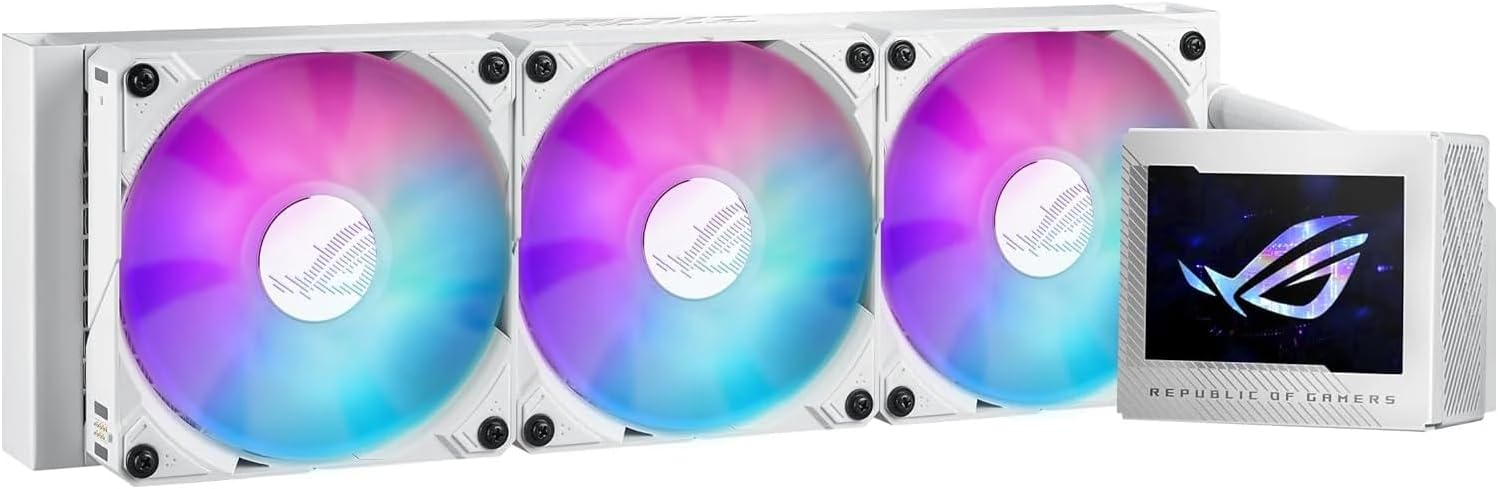 ROG Ryujin III 360 ARGB Extreme White Edition AIO Cooler with Asetek Gen8 V2 Pump; Thickened Magneti - AHW Store