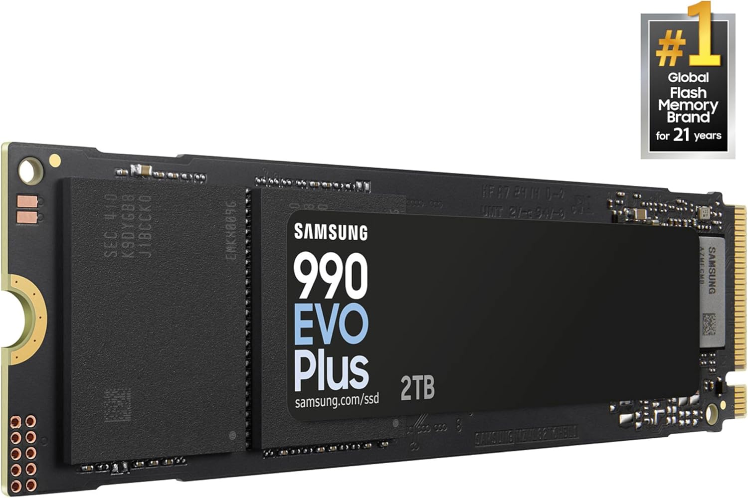 SAMSUNG 990 EVO Plus SSD 2TB, PCIe 4.0 x4 M.2 2280, Speeds Up - to 7,250MB/s, Upgrade Storage for PC/L - AHW Store