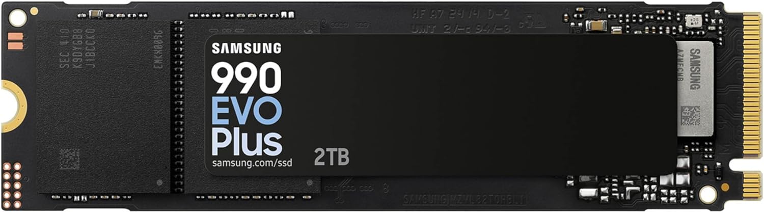 SAMSUNG 990 EVO Plus SSD 2TB, PCIe 4.0 x4 M.2 2280, Speeds Up - to 7,250MB/s, Upgrade Storage for PC/L - AHW Store
