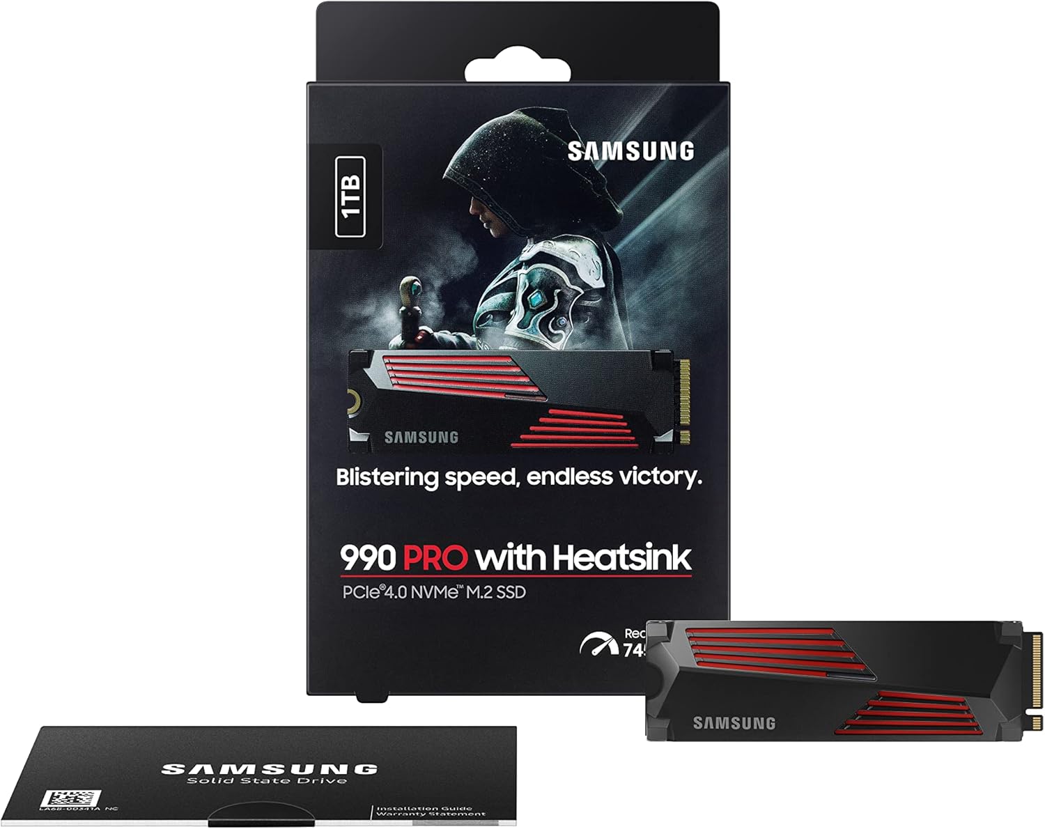 Samsung 990 Pro 1TB With Heatsink PCIe 4.0 Nvme M.2 SSD - AHW Store