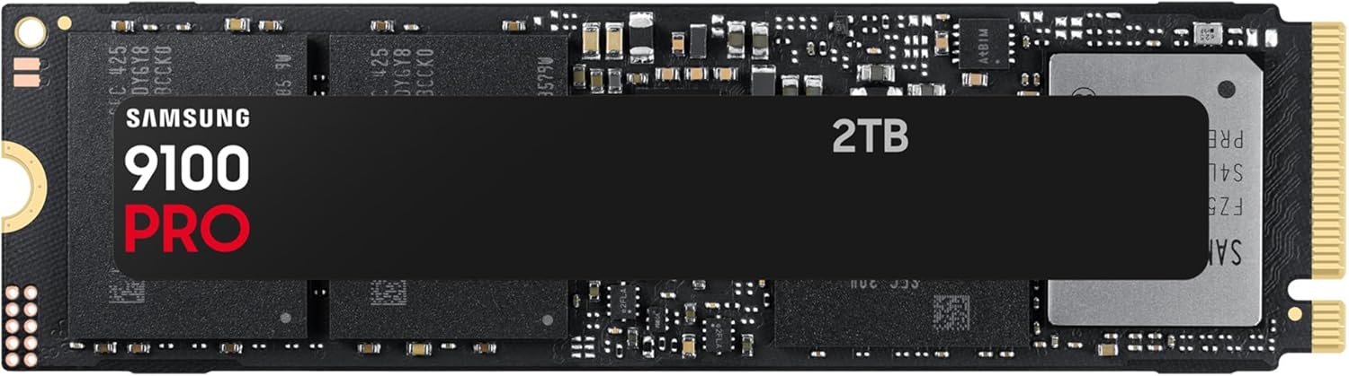 Samsung Memory MZ - VAP2T0BW 9100 PRO Internal SSD 2TB, PCIe 5.0 x4, NVMe 2.0, SSD Designed for Profes - AHW Store
