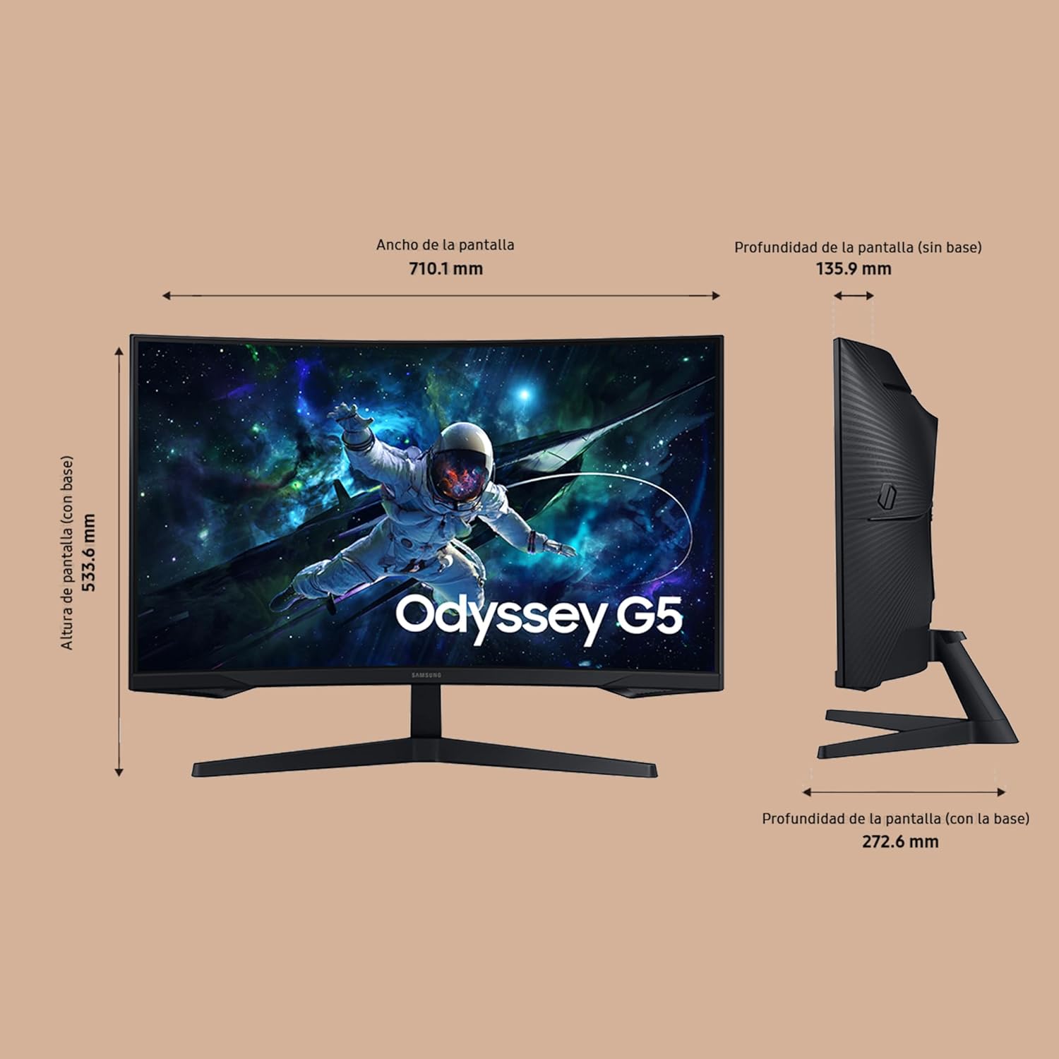 Samsung Odyssey G5 32 Curved Monitor - AHW Store