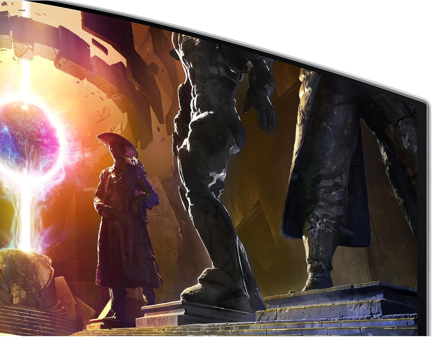 Samsung Odyssey G8 G85SD Curved Gaming Monitor 34 Inch OLED 2K 175Hz 0.03ms White - AHW Store
