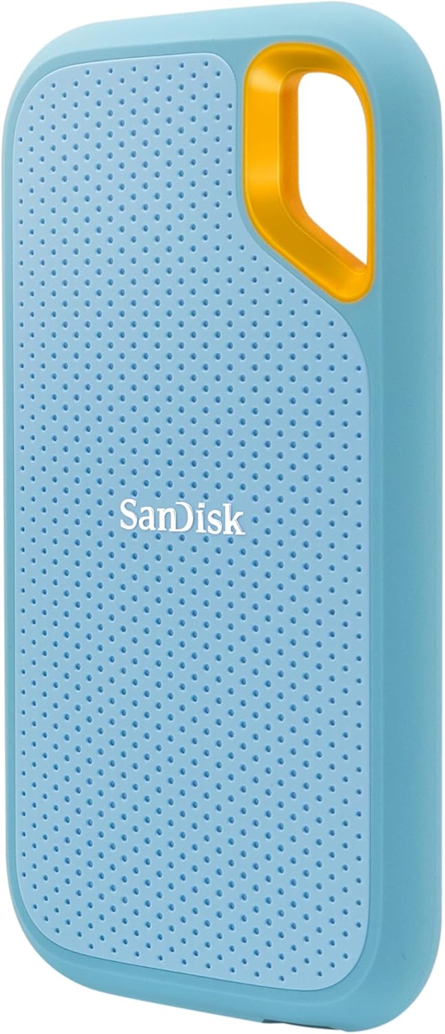 SanDisk 1TB Extreme Portable SSD - Up to 1050MB/s, USB - C, USB 3.2 Gen 2, IP65 Water and dust Resista - AHW Store