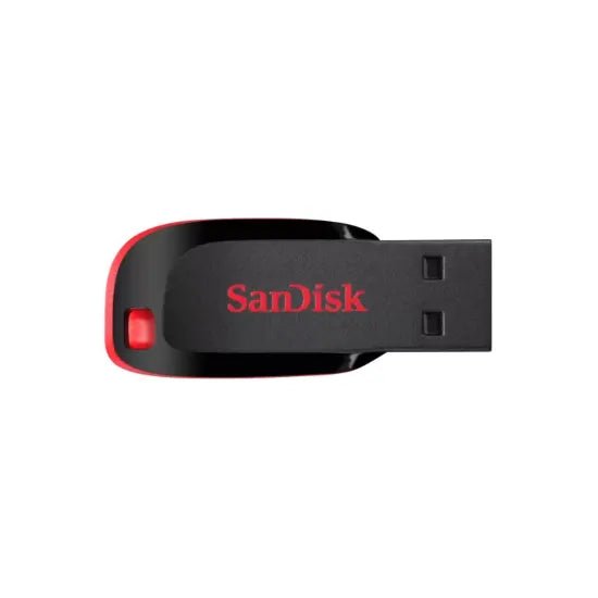 SanDisk Cruzer Blade 32GB USB 2.0 Flash Memory Black - AHW Store