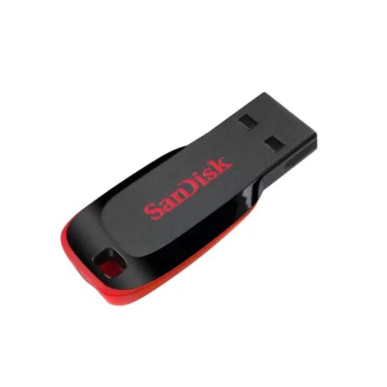 SanDisk Cruzer Blade 32GB USB 2.0 Flash Memory Black - AHW Store